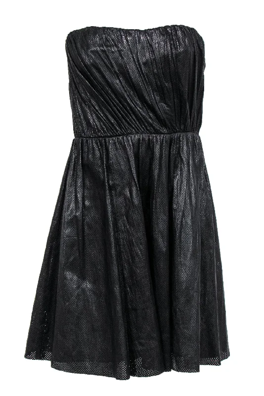 Ball Gown Women Dress with a Full Skirt for a Princess - like Look Ball Gown Women Dress with a Full Skirt for a Princess - like Look A.L.C. - Black Leather Strapless Fit & Flare Dress w/ Laser Cut Design Sz 4 Ball Gown Women Dress with a Full Skirt for a Princess - like Look Ball Gown Women Dress with a Full Skirt for a Princess - like Look A.L.C. - Black Leather Strapless Fit & Flare Dress w/ Laser Cut Design Sz 4