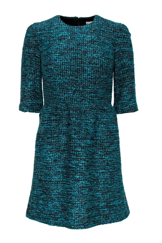 Shift Women Dress with a Simple and Classic Design for Everyday Wear Shift Women Dress with a Simple and Classic Design for Everyday Wear Alice & Olivia - Teal Metallic Tweed Short Sleeve Fit & Flare Dress Sz 0 Shift Women Dress with a Simple and Classic Design for Everyday Wear Shift Women Dress with a Simple and Classic Design for Everyday Wear Alice & Olivia - Teal Metallic Tweed Short Sleeve Fit & Flare Dress Sz 0