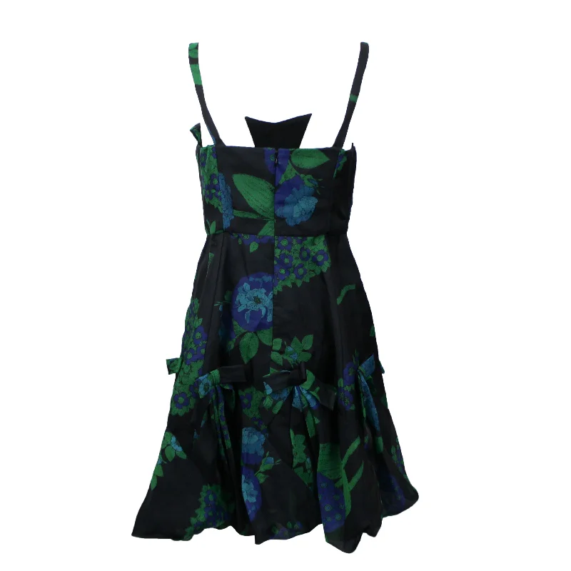 Ball Gown Women Dress with a Full Skirt for a Princess - like Look Ball Gown Women Dress with a Full Skirt for a Princess - like Look Anna Sui Floral Print Organza Dress - Black