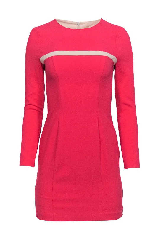 Long - Sleeve Women Dress in Velvet for a Luxurious Winter Look Long - Sleeve Women Dress in Velvet for a Luxurious Winter Look Black Halo - Pink & White Colorblocked Long Sleeve Bodycon Dress Sz 0 Long - Sleeve Women Dress in Velvet for a Luxurious Winter Look Long - Sleeve Women Dress in Velvet for a Luxurious Winter Look Black Halo - Pink & White Colorblocked Long Sleeve Bodycon Dress Sz 0