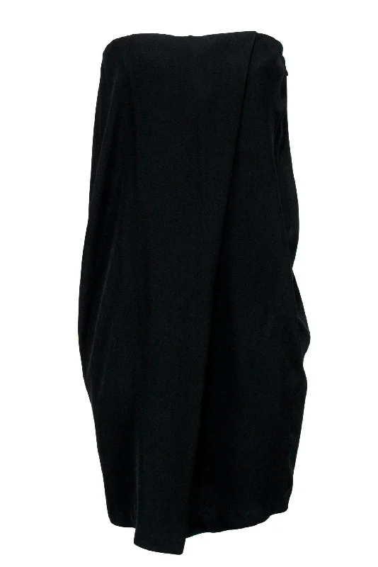 Pleated Women Dress with a Timeless and Elegant Texture Pleated Women Dress with a Timeless and Elegant Texture Bottega Veneta - Black Strapless Shift Dress w/ Drape Sz L Pleated Women Dress with a Timeless and Elegant Texture Pleated Women Dress with a Timeless and Elegant Texture Bottega Veneta - Black Strapless Shift Dress w/ Drape Sz L