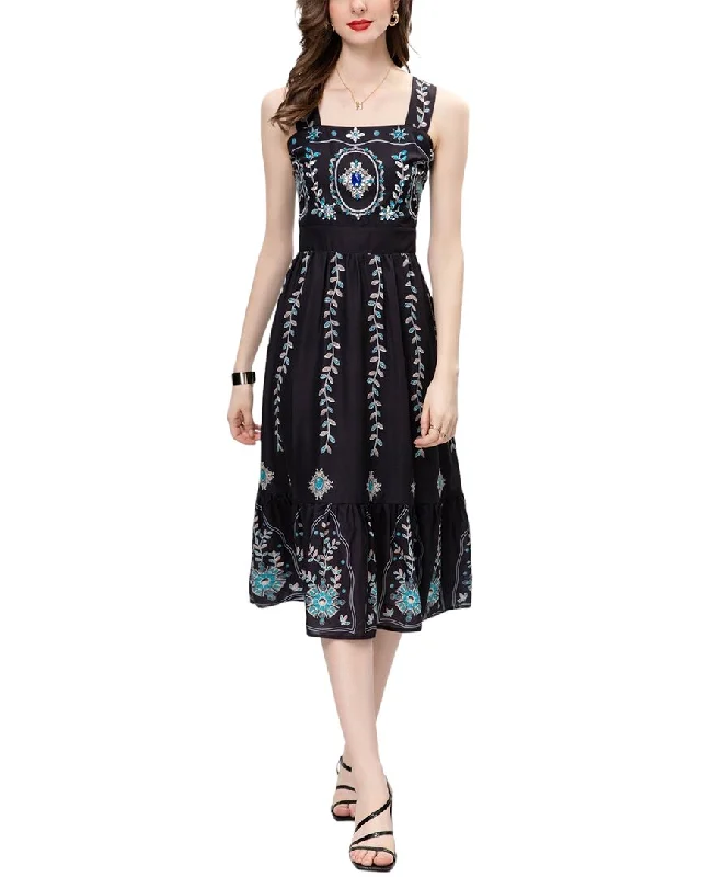 Plus Size Women Dress with a Flattering A - Line Cut for Comfort and Style Plus Size Women Dress with a Flattering A - Line Cut for Comfort and Style BURRYCO Midi Dress Plus Size Women Dress with a Flattering A - Line Cut for Comfort and Style Plus Size Women Dress with a Flattering A - Line Cut for Comfort and Style BURRYCO Midi Dress