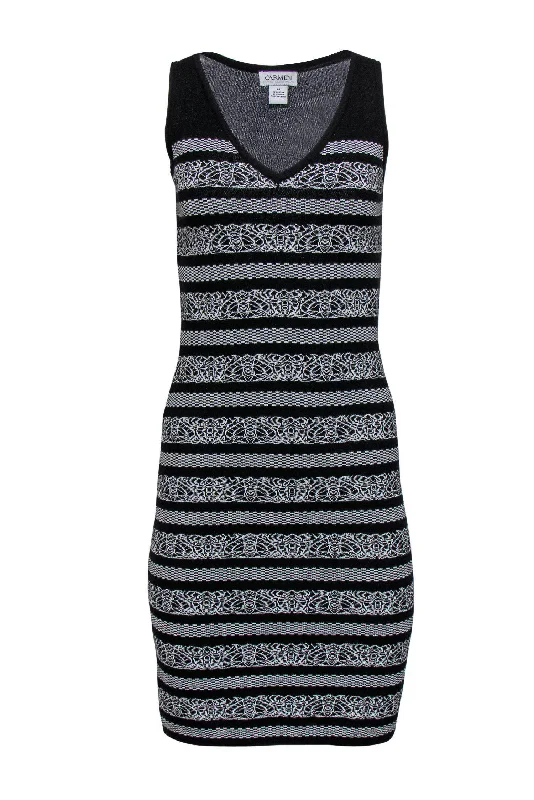 Ball Gown Women Dress with a Full Skirt for a Princess - like Look Ball Gown Women Dress with a Full Skirt for a Princess - like Look Carmen Marc Valvo - Black & White Patterned Knit Dress Sz XS Ball Gown Women Dress with a Full Skirt for a Princess - like Look Ball Gown Women Dress with a Full Skirt for a Princess - like Look Carmen Marc Valvo - Black & White Patterned Knit Dress Sz XS