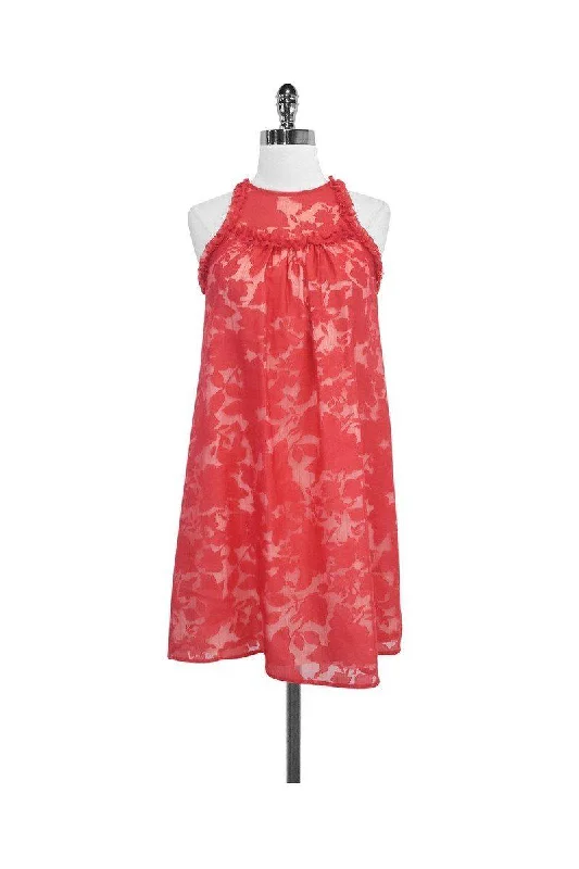Plus Size Women Dress with a Flattering A - Line Cut for Comfort and Style Plus Size Women Dress with a Flattering A - Line Cut for Comfort and Style Christopher Deane - Red Floral Print Lace Dress Sz XS