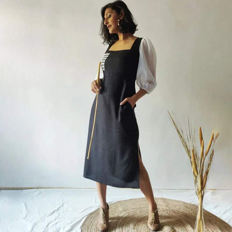 Strapless Women Dress with a Built - in Bra for Comfort and Support Strapless Women Dress with a Built - in Bra for Comfort and Support Cotton Square Neck Sheath Dress | Black Strapless Women Dress with a Built - in Bra for Comfort and Support Strapless Women Dress with a Built - in Bra for Comfort and Support Cotton Square Neck Sheath Dress | Black