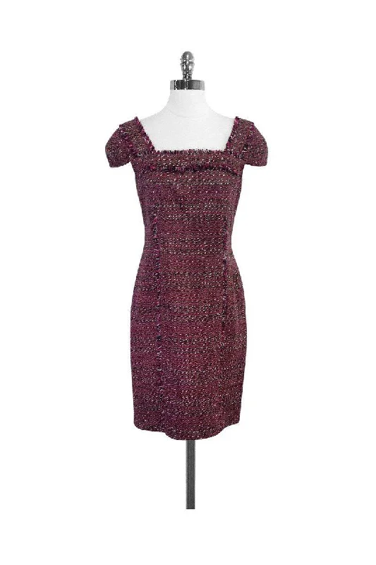 Sleeveless Women Dress in Bright Colors for Summer Parties Sleeveless Women Dress in Bright Colors for Summer Parties David Meister - Purple Tweed Cap Sleeve Dress Sz 4 Sleeveless Women Dress in Bright Colors for Summer Parties Sleeveless Women Dress in Bright Colors for Summer Parties David Meister - Purple Tweed Cap Sleeve Dress Sz 4
