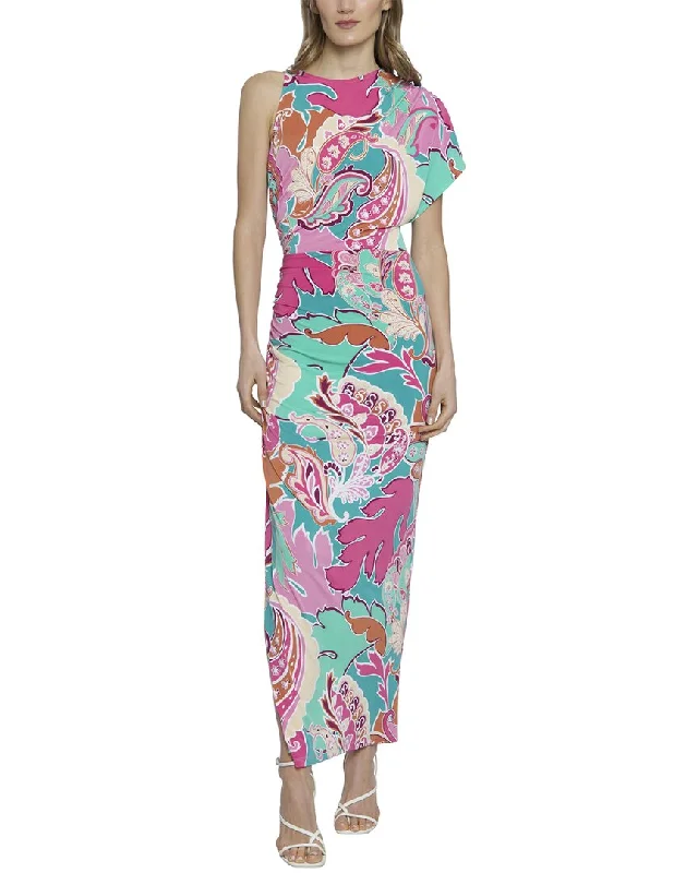 Empire Waist Women Dress to Accentuate the Bust and Conceal the Waist Empire Waist Women Dress to Accentuate the Bust and Conceal the Waist Donna Morgan Wet Print Matte Jersey Midi Dress