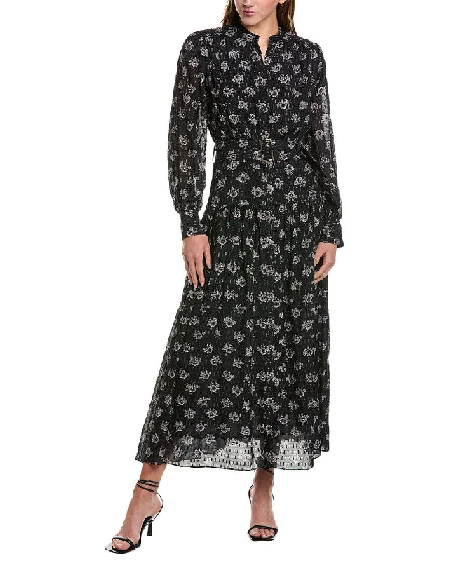 Empire Waist Women Dress to Accentuate the Bust and Conceal the Waist Empire Waist Women Dress to Accentuate the Bust and Conceal the Waist Elie Tahari Clip Dot Silk-Blend Maxi Shirtdress