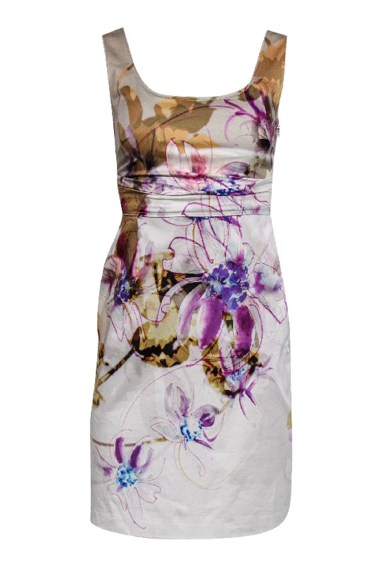 Maxi Women Dress with Floral Print for a Bohemian Vibe Maxi Women Dress with Floral Print for a Bohemian Vibe Elie Tahari - Cream Sheath Dress w/ Sketched Floral Print Sz 0 Maxi Women Dress with Floral Print for a Bohemian Vibe Maxi Women Dress with Floral Print for a Bohemian Vibe Elie Tahari - Cream Sheath Dress w/ Sketched Floral Print Sz 0