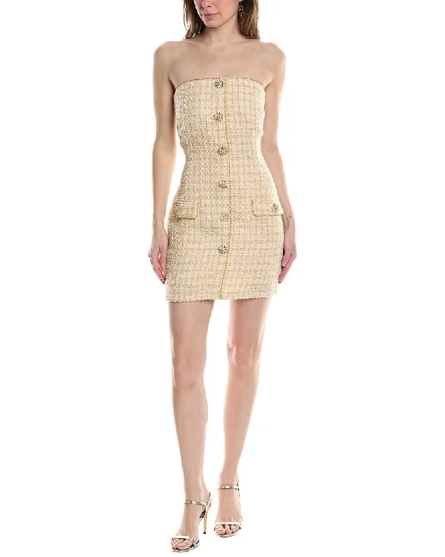 Mini Women Dress with a Short Hem for a Young and Trendy Style Mini Women Dress with a Short Hem for a Young and Trendy Style Eva Franco Strapless Tweed Sheath Dress