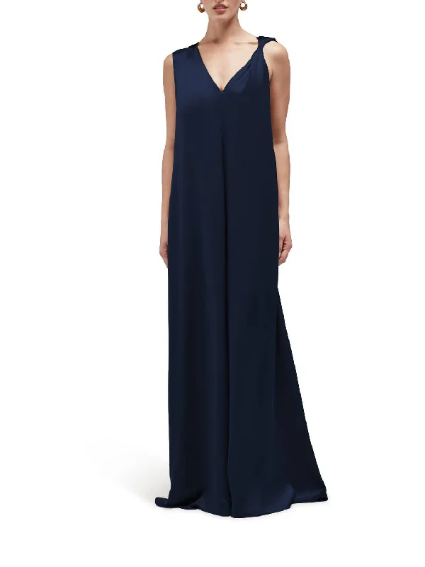 Off - the - Shoulder Women Dress for a Romantic and Feminine Look Off - the - Shoulder Women Dress for a Romantic and Feminine Look Faith Silk Maxi Dress In Midnight Blue Off - the - Shoulder Women Dress for a Romantic and Feminine Look Off - the - Shoulder Women Dress for a Romantic and Feminine Look Faith Silk Maxi Dress In Midnight Blue