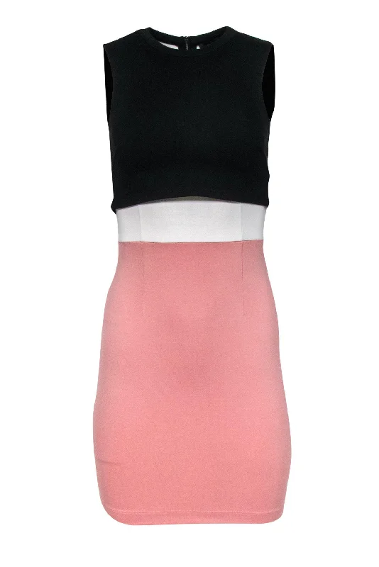 Printed Abstract Women Dress for a Modern and Artistic Appeal Printed Abstract Women Dress for a Modern and Artistic Appeal French Connection - Pink, Black & White Colorblocked Sheath Dress Sz 2 Printed Abstract Women Dress for a Modern and Artistic Appeal Printed Abstract Women Dress for a Modern and Artistic Appeal French Connection - Pink, Black & White Colorblocked Sheath Dress Sz 2