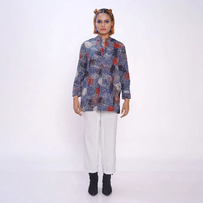 Mini Women Dress with a Short Hem for a Young and Trendy Style Mini Women Dress with a Short Hem for a Young and Trendy Style Cotton Ajrakh Printed Shirt for Women | Indigo Mini Women Dress with a Short Hem for a Young and Trendy Style Mini Women Dress with a Short Hem for a Young and Trendy Style Cotton Ajrakh Printed Shirt for Women | Indigo