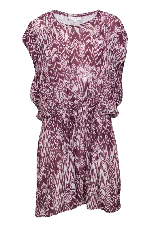 Off - the - Shoulder Women Dress for a Romantic and Feminine Look Off - the - Shoulder Women Dress for a Romantic and Feminine Look IRO - Maroon Printed Smock Waist Mini Dress Sz 6 Off - the - Shoulder Women Dress for a Romantic and Feminine Look Off - the - Shoulder Women Dress for a Romantic and Feminine Look IRO - Maroon Printed Smock Waist Mini Dress Sz 6
