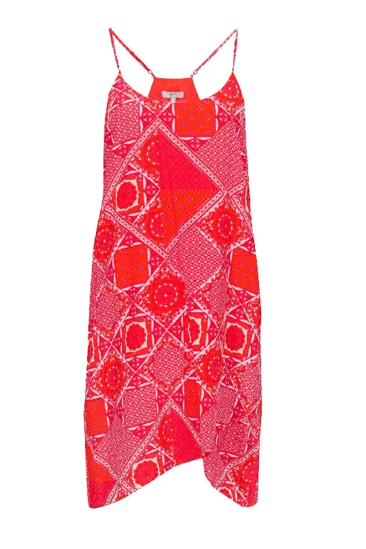 Lace - Embellished Women Dress for an Elegant and Sophisticated Appearance Lace - Embellished Women Dress for an Elegant and Sophisticated Appearance Joie - Red & Pink Printed Silk Shift Dress Sz S