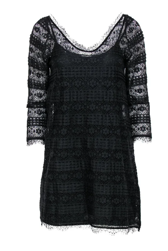 Mermaid - Style Women Dress with a Fitted Silhouette for Special Occasions Mermaid - Style Women Dress with a Fitted Silhouette for Special Occasions Joie - Black Lace Three-Quarter Sleeve Shift Dress Sz S Mermaid - Style Women Dress with a Fitted Silhouette for Special Occasions Mermaid - Style Women Dress with a Fitted Silhouette for Special Occasions Joie - Black Lace Three-Quarter Sleeve Shift Dress Sz S