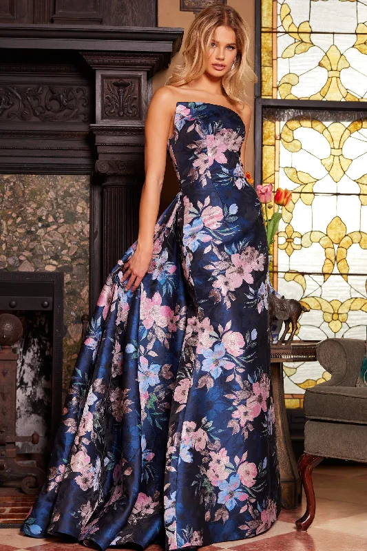 Maxi Women Dress with Floral Print for a Bohemian Vibe Maxi Women Dress with Floral Print for a Bohemian Vibe Jovani 23893 Maxi Women Dress with Floral Print for a Bohemian Vibe Maxi Women Dress with Floral Print for a Bohemian Vibe Jovani 23893