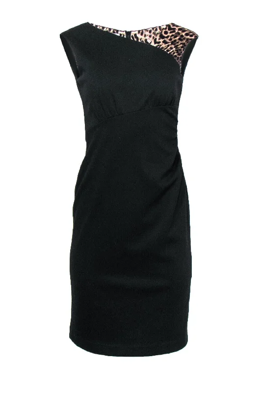 Off - the - Shoulder Women Dress for a Romantic and Feminine Look Off - the - Shoulder Women Dress for a Romantic and Feminine Look Kay Unger - Black Sheath Dress w/ Leopard Print Shoulder Sz 4 Off - the - Shoulder Women Dress for a Romantic and Feminine Look Off - the - Shoulder Women Dress for a Romantic and Feminine Look Kay Unger - Black Sheath Dress w/ Leopard Print Shoulder Sz 4