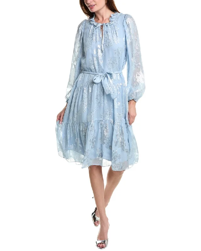 Wrap - Style Women Dress with Adjustable Fit for All Body Types Wrap - Style Women Dress with Adjustable Fit for All Body Types Kobi Halperin Kathryn Peasant Silk-Blend Midi Dress Wrap - Style Women Dress with Adjustable Fit for All Body Types Wrap - Style Women Dress with Adjustable Fit for All Body Types Kobi Halperin Kathryn Peasant Silk-Blend Midi Dress