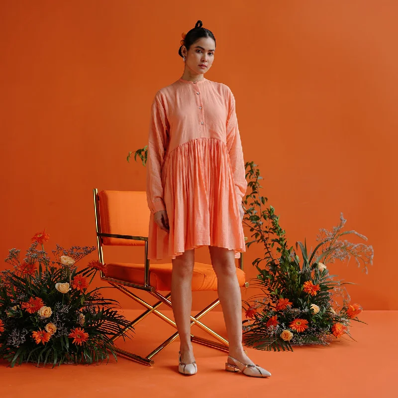 Printed Abstract Women Dress for a Modern and Artistic Appeal Printed Abstract Women Dress for a Modern and Artistic Appeal Cotton Silk Gathered Dress For Women | Full Sleeves | Peach Printed Abstract Women Dress for a Modern and Artistic Appeal Printed Abstract Women Dress for a Modern and Artistic Appeal Cotton Silk Gathered Dress For Women | Full Sleeves | Peach