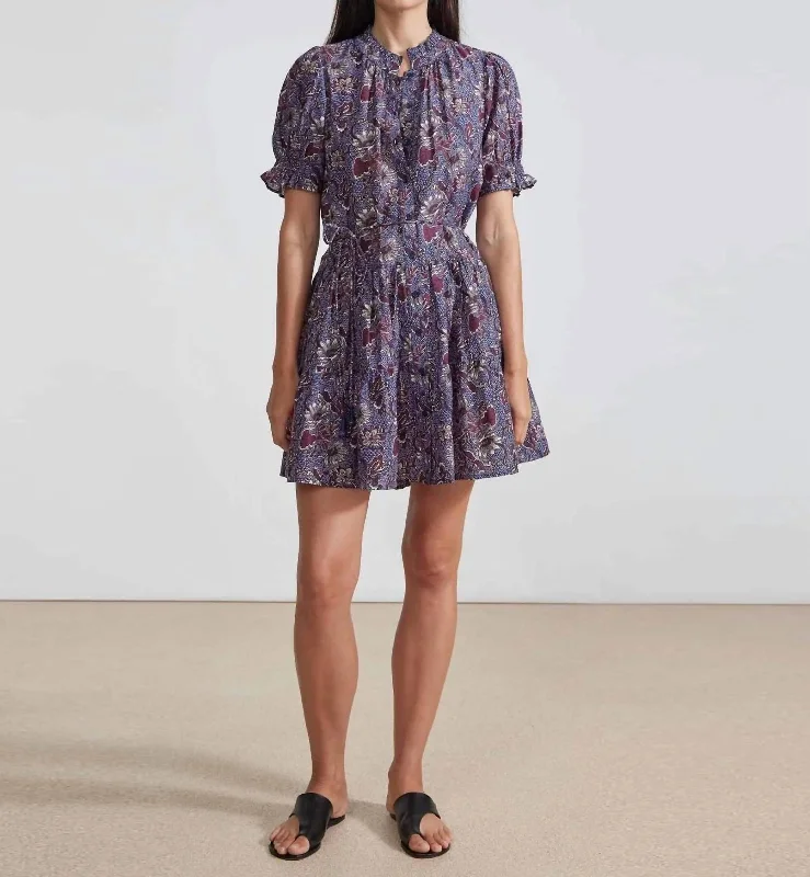 Mermaid - Style Women Dress with a Fitted Silhouette for Special Occasions Mermaid - Style Women Dress with a Fitted Silhouette for Special Occasions Las Alturas Mini Dress In Dutch Floral Mermaid - Style Women Dress with a Fitted Silhouette for Special Occasions Mermaid - Style Women Dress with a Fitted Silhouette for Special Occasions Las Alturas Mini Dress In Dutch Floral