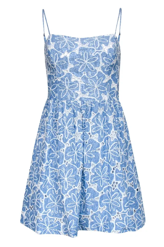 Sleeveless Women Dress in Bright Colors for Summer Parties Sleeveless Women Dress in Bright Colors for Summer Parties Lilly Pulitzer - Chambray Fit & Flare Dress w/ Lace Sz 6 Sleeveless Women Dress in Bright Colors for Summer Parties Sleeveless Women Dress in Bright Colors for Summer Parties Lilly Pulitzer - Chambray Fit & Flare Dress w/ Lace Sz 6