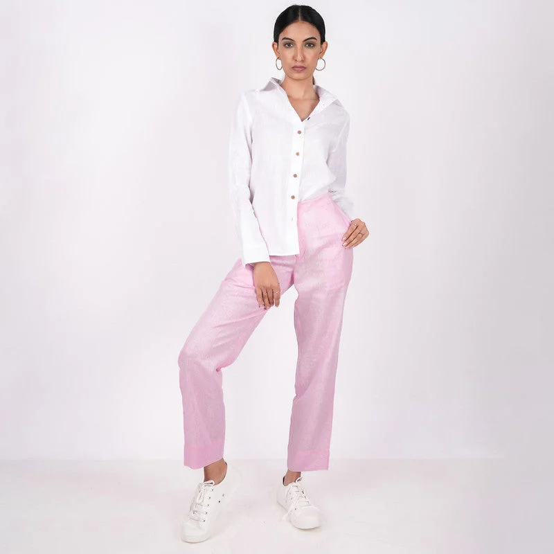 Pleated Women Dress with a Timeless and Elegant Texture Pleated Women Dress with a Timeless and Elegant Texture Linen Pant for Women | Pink Pleated Women Dress with a Timeless and Elegant Texture Pleated Women Dress with a Timeless and Elegant Texture Linen Pant for Women | Pink