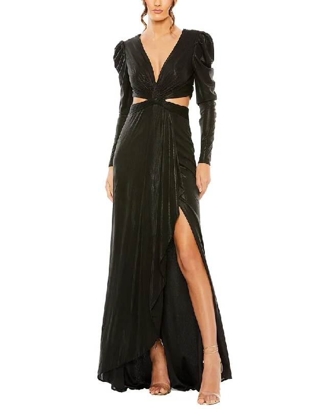 Halter Neck Women Dress to Show Off the Shoulders and Neckline Halter Neck Women Dress to Show Off the Shoulders and Neckline Mac Duggal Princess Sleeve Cutout Metallic Gown Halter Neck Women Dress to Show Off the Shoulders and Neckline Halter Neck Women Dress to Show Off the Shoulders and Neckline Mac Duggal Princess Sleeve Cutout Metallic Gown