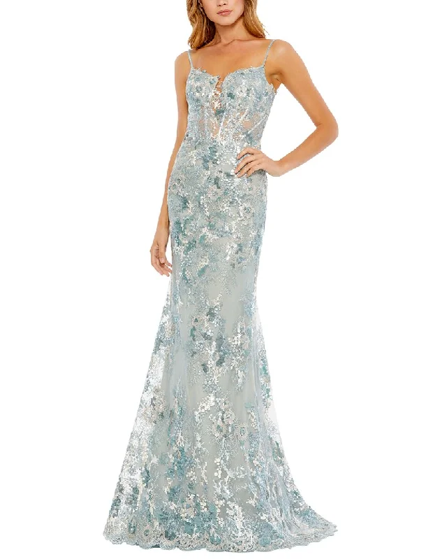 Lace - Embellished Women Dress for an Elegant and Sophisticated Appearance Lace - Embellished Women Dress for an Elegant and Sophisticated Appearance Mac Duggal Trumpet Gown Lace - Embellished Women Dress for an Elegant and Sophisticated Appearance Lace - Embellished Women Dress for an Elegant and Sophisticated Appearance Mac Duggal Trumpet Gown