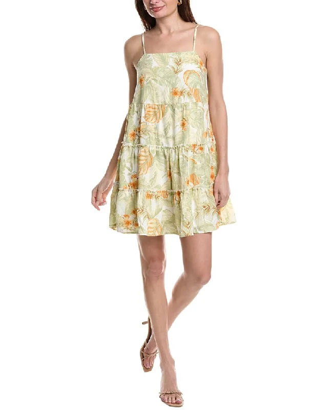 Maxi Women Dress with Floral Print for a Bohemian Vibe Maxi Women Dress with Floral Print for a Bohemian Vibe Maison Maar Tiered Mini Dress