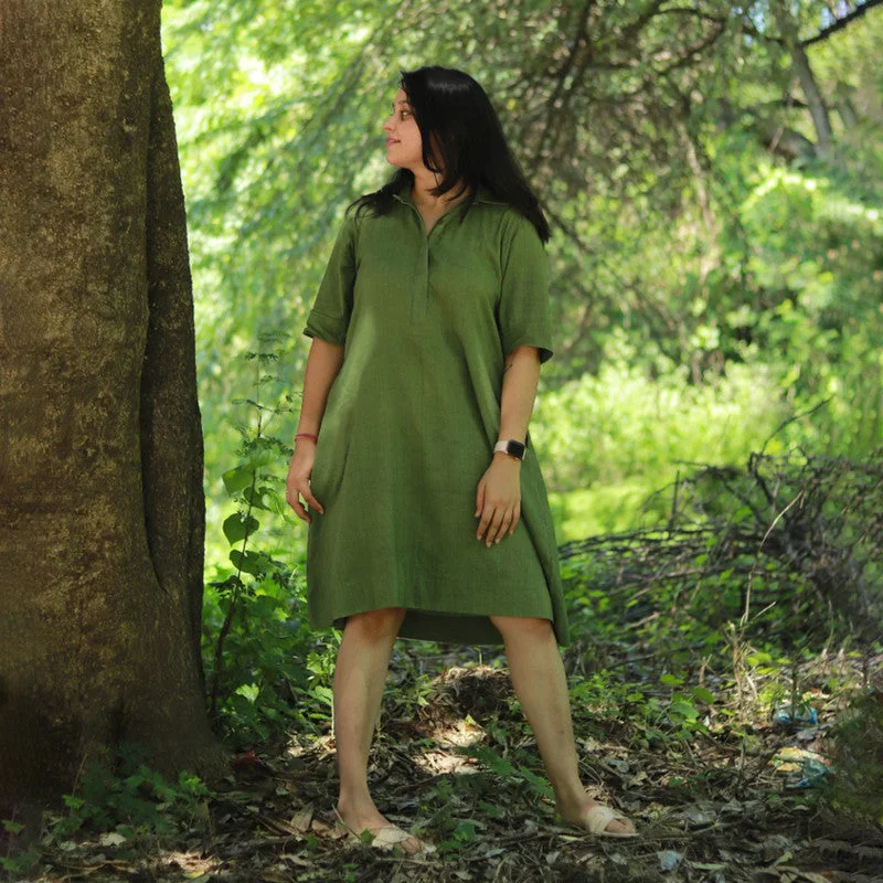 Backless Women Dress for a Sexy and Alluring Look at Evening Events Backless Women Dress for a Sexy and Alluring Look at Evening Events Organic Cotton Dress | Naturally Dyed | Olive Green Backless Women Dress for a Sexy and Alluring Look at Evening Events Backless Women Dress for a Sexy and Alluring Look at Evening Events Organic Cotton Dress | Naturally Dyed | Olive Green