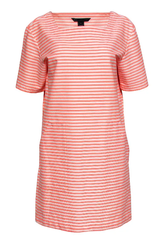 Mini Women Dress with a Short Hem for a Young and Trendy Style Mini Women Dress with a Short Hem for a Young and Trendy Style Marc by Marc Jacobs - Neon Pink & White Striped Short Sleeve Shift Dress Sz M Mini Women Dress with a Short Hem for a Young and Trendy Style Mini Women Dress with a Short Hem for a Young and Trendy Style Marc by Marc Jacobs - Neon Pink & White Striped Short Sleeve Shift Dress Sz M