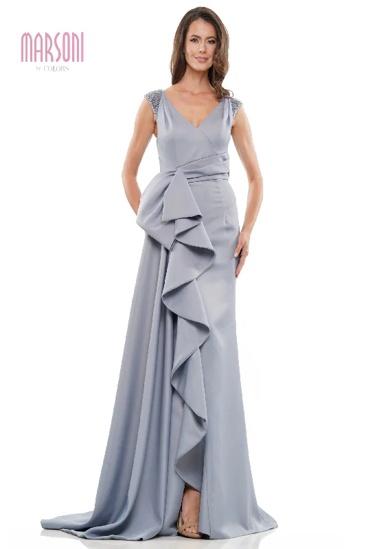 Mermaid - Style Women Dress with a Fitted Silhouette for Special Occasions Mermaid - Style Women Dress with a Fitted Silhouette for Special Occasions Marsoni MV1234 Mermaid - Style Women Dress with a Fitted Silhouette for Special Occasions Mermaid - Style Women Dress with a Fitted Silhouette for Special Occasions Marsoni MV1234