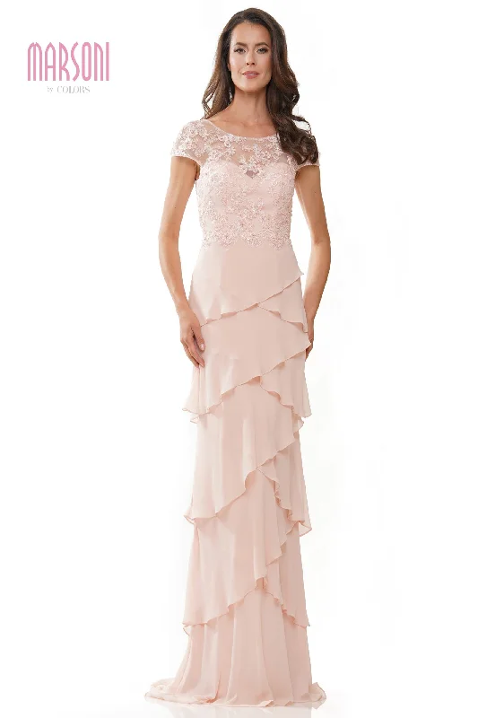 Wrap - Style Women Dress with Adjustable Fit for All Body Types Wrap - Style Women Dress with Adjustable Fit for All Body Types Marsoni MV1243 Wrap - Style Women Dress with Adjustable Fit for All Body Types Wrap - Style Women Dress with Adjustable Fit for All Body Types Marsoni MV1243