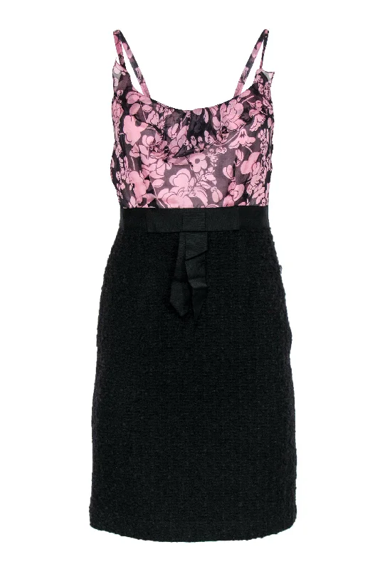 Shift Women Dress with a Simple and Classic Design for Everyday Wear Shift Women Dress with a Simple and Classic Design for Everyday Wear Milly - Pink Floral Silk & Black Tweed Fitted Dress Sz 4 Shift Women Dress with a Simple and Classic Design for Everyday Wear Shift Women Dress with a Simple and Classic Design for Everyday Wear Milly - Pink Floral Silk & Black Tweed Fitted Dress Sz 4