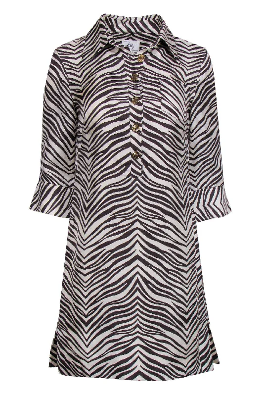 Mermaid - Style Women Dress with a Fitted Silhouette for Special Occasions Mermaid - Style Women Dress with a Fitted Silhouette for Special Occasions Milly - Zebra Print Button-Down Silk Shirt Dress Sz 4 Mermaid - Style Women Dress with a Fitted Silhouette for Special Occasions Mermaid - Style Women Dress with a Fitted Silhouette for Special Occasions Milly - Zebra Print Button-Down Silk Shirt Dress Sz 4