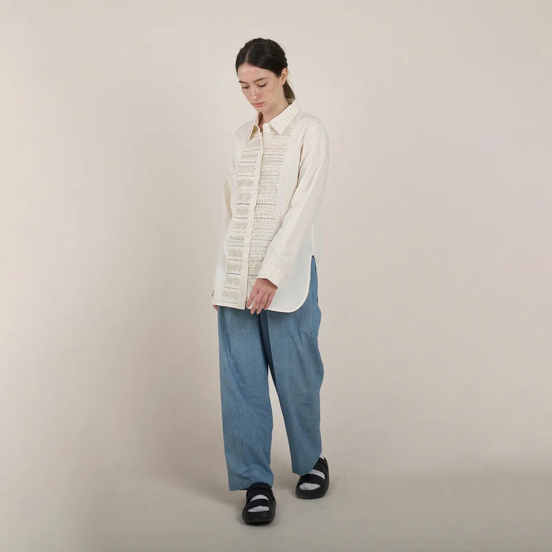 Shift Women Dress with a Simple and Classic Design for Everyday Wear Shift Women Dress with a Simple and Classic Design for Everyday Wear Pure Cotton Shirt | Pintuck Shirt | Hand-Embroidered | Off-White Shift Women Dress with a Simple and Classic Design for Everyday Wear Shift Women Dress with a Simple and Classic Design for Everyday Wear Pure Cotton Shirt | Pintuck Shirt | Hand-Embroidered | Off-White