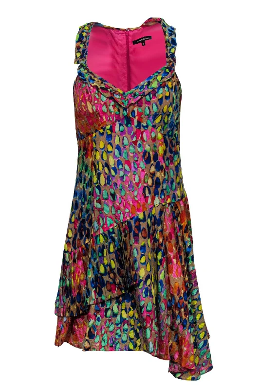 Halter Neck Women Dress to Show Off the Shoulders and Neckline Halter Neck Women Dress to Show Off the Shoulders and Neckline Nanette Lepore - Multicolored Speckled Dress w/ Ruffles Sz 2 Halter Neck Women Dress to Show Off the Shoulders and Neckline Halter Neck Women Dress to Show Off the Shoulders and Neckline Nanette Lepore - Multicolored Speckled Dress w/ Ruffles Sz 2