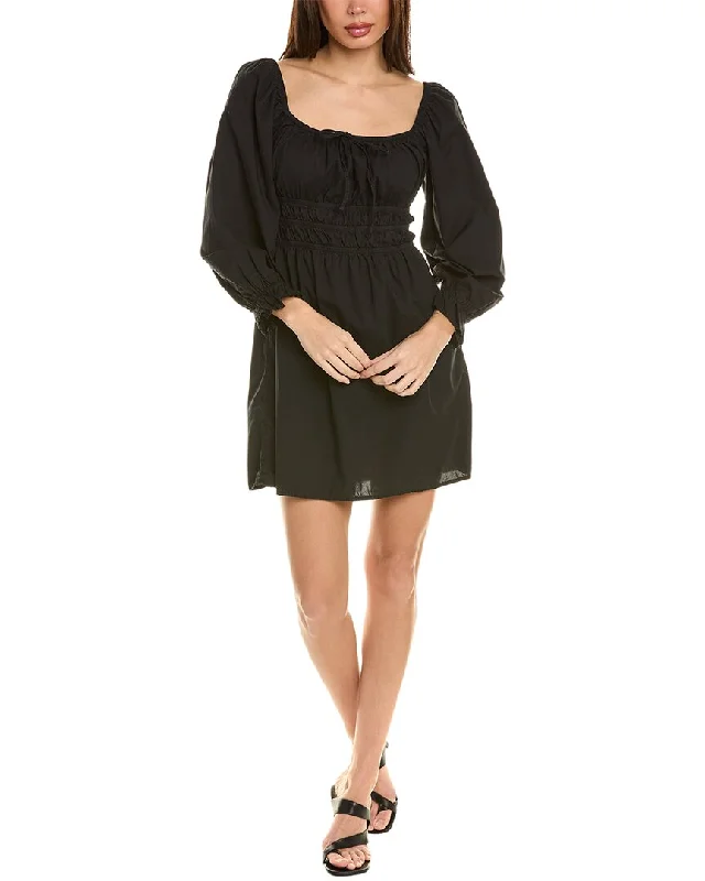 Wrap - Style Women Dress with Adjustable Fit for All Body Types Wrap - Style Women Dress with Adjustable Fit for All Body Types Nation LTD Marisol Gathered Mini Dress Wrap - Style Women Dress with Adjustable Fit for All Body Types Wrap - Style Women Dress with Adjustable Fit for All Body Types Nation LTD Marisol Gathered Mini Dress