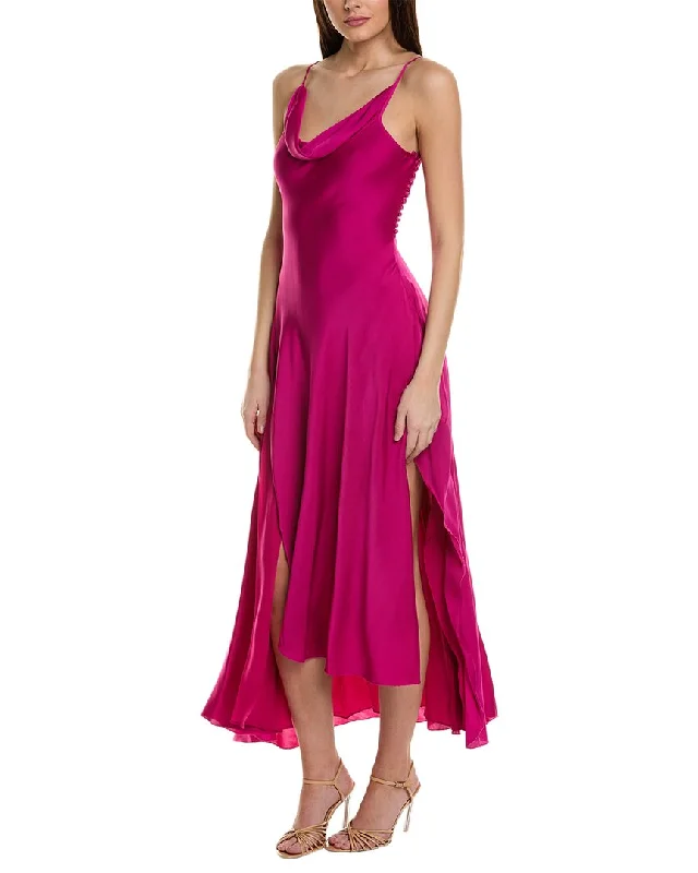 Ruffled Women Dress with Multiple Layers for a Playful and Girly Style Ruffled Women Dress with Multiple Layers for a Playful and Girly Style Nicholas Elsie Ruffle Slit Silk-Blend Gown Ruffled Women Dress with Multiple Layers for a Playful and Girly Style Ruffled Women Dress with Multiple Layers for a Playful and Girly Style Nicholas Elsie Ruffle Slit Silk-Blend Gown