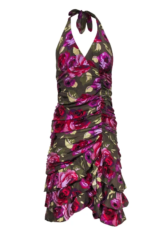 Strapless Women Dress with a Built - in Bra for Comfort and Support Strapless Women Dress with a Built - in Bra for Comfort and Support Nicole Miller - Olive & Purple Floral Ruched Halter Dress Sz 2 Strapless Women Dress with a Built - in Bra for Comfort and Support Strapless Women Dress with a Built - in Bra for Comfort and Support Nicole Miller - Olive & Purple Floral Ruched Halter Dress Sz 2