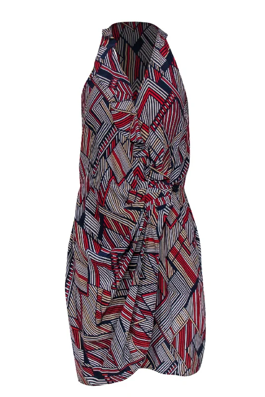 Strapless Women Dress with a Built - in Bra for Comfort and Support Strapless Women Dress with a Built - in Bra for Comfort and Support Parker - Red & Blue Printed Silk Wrap Dress Sz S Strapless Women Dress with a Built - in Bra for Comfort and Support Strapless Women Dress with a Built - in Bra for Comfort and Support Parker - Red & Blue Printed Silk Wrap Dress Sz S
