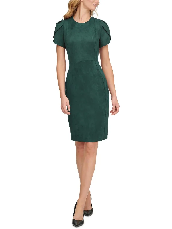 Pleated Women Dress with a Timeless and Elegant Texture Pleated Women Dress with a Timeless and Elegant Texture Petites Womens Faux Suede Sheath Dress Pleated Women Dress with a Timeless and Elegant Texture Pleated Women Dress with a Timeless and Elegant Texture Petites Womens Faux Suede Sheath Dress