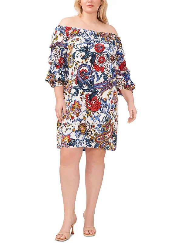 Halter Neck Women Dress to Show Off the Shoulders and Neckline Halter Neck Women Dress to Show Off the Shoulders and Neckline Plus Womens Printed Rayon Shift Dress