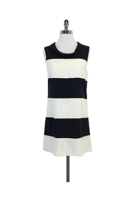 Wrap - Style Women Dress with Adjustable Fit for All Body Types Wrap - Style Women Dress with Adjustable Fit for All Body Types Rachel Zoe - White & Black Striped Cotton Shift Dress Sz 6 Wrap - Style Women Dress with Adjustable Fit for All Body Types Wrap - Style Women Dress with Adjustable Fit for All Body Types Rachel Zoe - White & Black Striped Cotton Shift Dress Sz 6