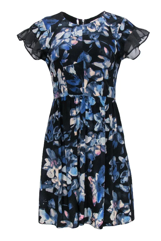 Lace - Embellished Women Dress for an Elegant and Sophisticated Appearance Lace - Embellished Women Dress for an Elegant and Sophisticated Appearance Rebecca Taylor - Black & Blue Floral Flutter Sleeve Dress Sz 6 Lace - Embellished Women Dress for an Elegant and Sophisticated Appearance Lace - Embellished Women Dress for an Elegant and Sophisticated Appearance Rebecca Taylor - Black & Blue Floral Flutter Sleeve Dress Sz 6
