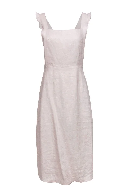Mermaid - Style Women Dress with a Fitted Silhouette for Special Occasions Mermaid - Style Women Dress with a Fitted Silhouette for Special Occasions Reformation - Pale Pink Linen-Style Sleeveless Midi Dress w/ Ruffles Sz M Mermaid - Style Women Dress with a Fitted Silhouette for Special Occasions Mermaid - Style Women Dress with a Fitted Silhouette for Special Occasions Reformation - Pale Pink Linen-Style Sleeveless Midi Dress w/ Ruffles Sz M