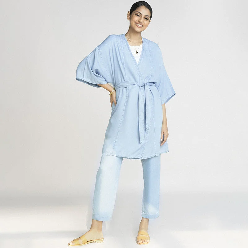 Lace - Embellished Women Dress for an Elegant and Sophisticated Appearance Lace - Embellished Women Dress for an Elegant and Sophisticated Appearance Summer Jacket for Women | Tencel Kimono Overlay | Ocean Blue Lace - Embellished Women Dress for an Elegant and Sophisticated Appearance Lace - Embellished Women Dress for an Elegant and Sophisticated Appearance Summer Jacket for Women | Tencel Kimono Overlay | Ocean Blue