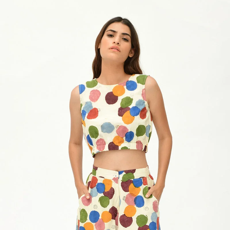 Ball Gown Women Dress with a Full Skirt for a Princess - like Look Ball Gown Women Dress with a Full Skirt for a Princess - like Look Organic Cotton Crop Top | Multicolour