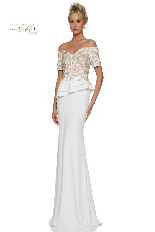 Lace - Embellished Women Dress for an Elegant and Sophisticated Appearance Lace - Embellished Women Dress for an Elegant and Sophisticated Appearance Rina Di Montella RD2918 Lace - Embellished Women Dress for an Elegant and Sophisticated Appearance Lace - Embellished Women Dress for an Elegant and Sophisticated Appearance Rina Di Montella RD2918